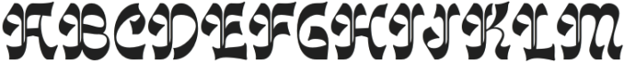 CS Manfred Regular otf (400) Font UPPERCASE