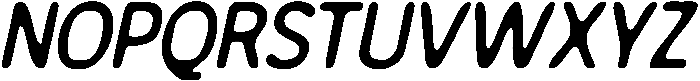 CS Mango Drawn Italic otf (400) Font UPPERCASE