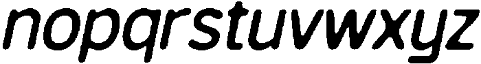 CS Mango Drawn Italic otf (400) Font LOWERCASE