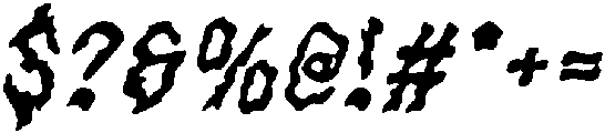 CS Maniac Drawn Italic otf (400) Font OTHER CHARS