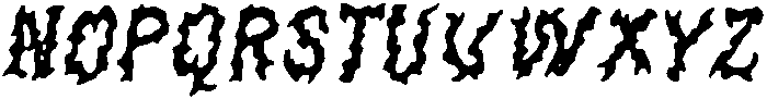 CS Maniac Drawn Italic otf (400) Font LOWERCASE