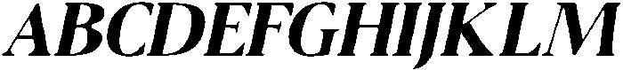 CS Mantis Drawn Italic otf (400) Font UPPERCASE