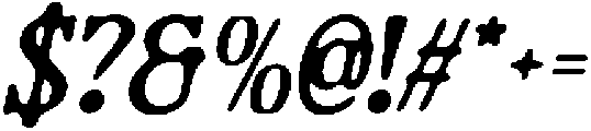 CS Marcia Drawn Italic otf (400) Font OTHER CHARS