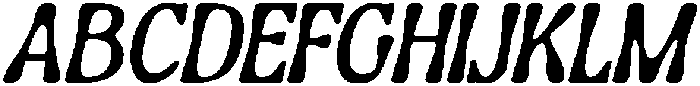 CS Marcia Drawn Italic otf (400) Font UPPERCASE