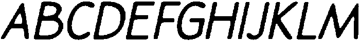 CS Margiela Drawn Italic otf (400) Font UPPERCASE
