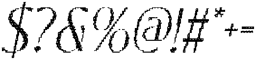 CS Marius Disco Italic otf (400) Font OTHER CHARS