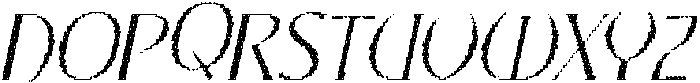 CS Marius Disco Italic otf (400) Font UPPERCASE