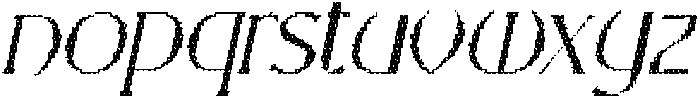 CS Marius Disco Italic otf (400) Font LOWERCASE