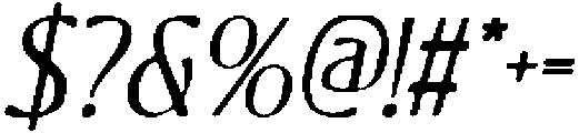 CS Marius Drawn Italic otf (400) Font OTHER CHARS