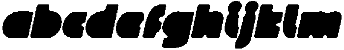 CS Marlow Drawn Italic otf (400) Font LOWERCASE