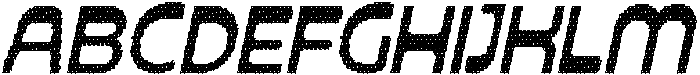 CS Marsden Disco Italic otf (400) Font UPPERCASE