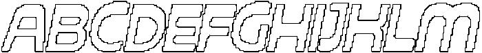 CS Marsden Pixel Outline otf (400) Font