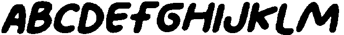 CS Marylin Drawn Italic otf (400) Font UPPERCASE
