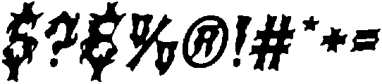CS Masked Drawn Italic otf (400) Font OTHER CHARS