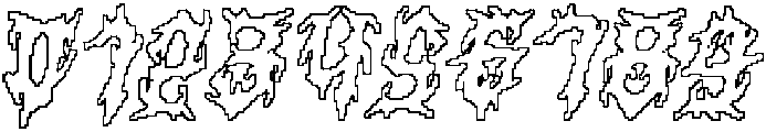CS Masked Pixel Outline otf (400) Font OTHER CHARS