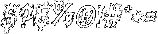 CS Masked Pixel Outline otf (400) Font OTHER CHARS