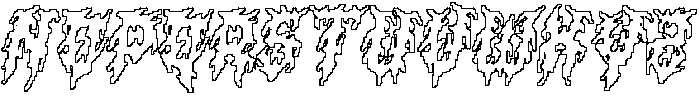 CS Masked Pixel Outline otf (400) Font UPPERCASE