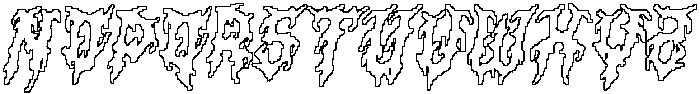 CS Masked Pixel Outline otf (400) Font LOWERCASE