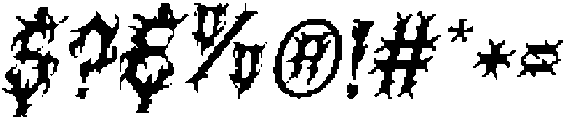 CS Masked Pixel Regular otf (400) Font OTHER CHARS
