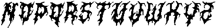 CS Masked Pixel Regular otf (400) Font LOWERCASE