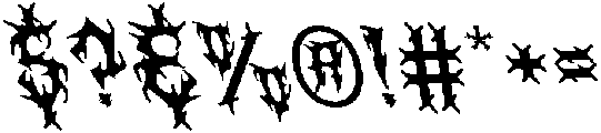 CS Masked Reverse Italic otf (400) Font OTHER CHARS
