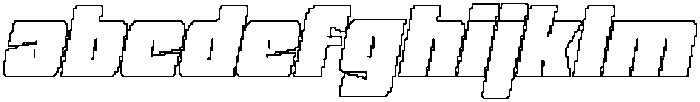 CS Matbold Pixel Outline otf (700) FONT
