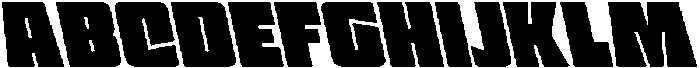 CS Matbold Reverse Italic otf (700) Font UPPERCASE
