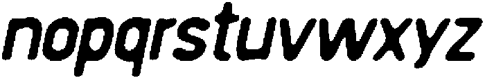 CS Matches Drawn Italic otf (400) Font LOWERCASE