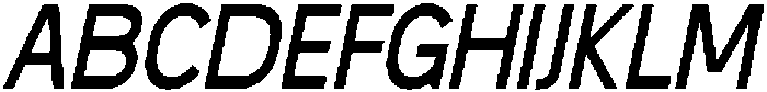 CS Matches Italic otf (400) Font UPPERCASE