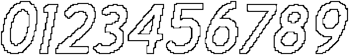CS Matches Pixel Outline otf (400) Font OTHER CHARS