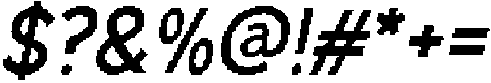 CS Matches Pixel Regular otf (400) Font OTHER CHARS