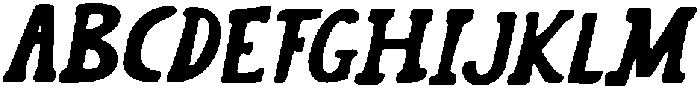 CS Maxine Drawn Italic otf (400) Font UPPERCASE