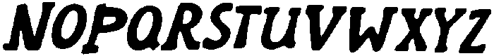 CS Maxine Drawn Italic otf (400) Font UPPERCASE