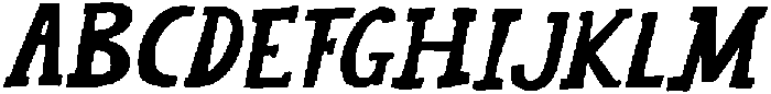 CS Maxine Italic otf (400) Font UPPERCASE