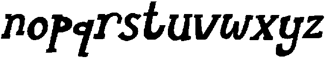 CS Maxine Italic otf (400) Font LOWERCASE