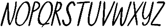CS Meander Italic otf (400) Font UPPERCASE
