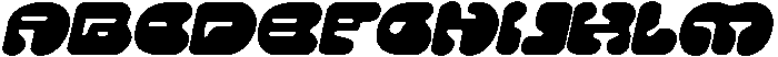 CS Mecha Drawn Italic otf (400) Font UPPERCASE
