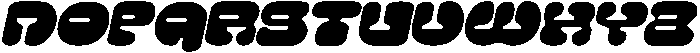 CS Mecha Drawn Italic otf (400) Font UPPERCASE