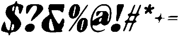 CS Megane Drawn Italic otf (400) Font OTHER CHARS