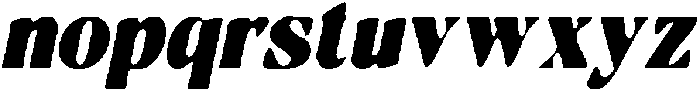 CS Megane Drawn Italic otf (400) Font LOWERCASE