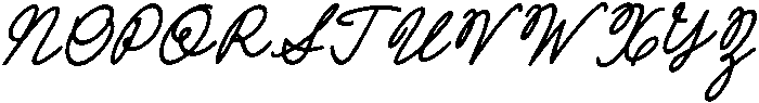 CS Megara Italic otf (400) Font UPPERCASE