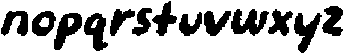 CS Meila Pixel Regular otf (400) Font LOWERCASE
