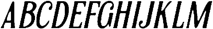 CS Meira Drawn Italic otf (400) Font UPPERCASE