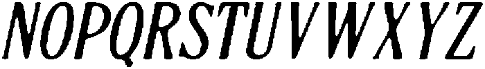 CS Meira Drawn Italic otf (400) Font UPPERCASE