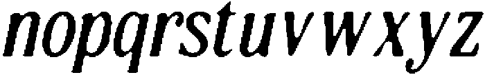 CS Meira Drawn Italic otf (400) Font LOWERCASE