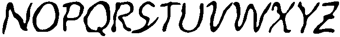 CS Melanie Drawn Italic otf (400) Font UPPERCASE