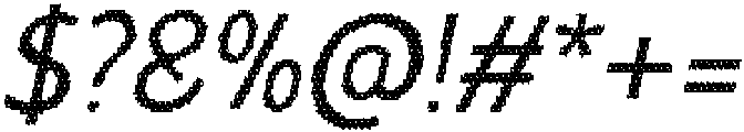 CS Melchior Disco Italic otf (400) Font OTHER CHARS