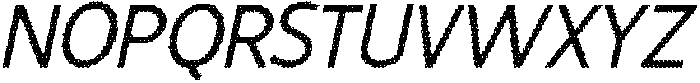 CS Melchior Disco Italic otf (400) Font UPPERCASE