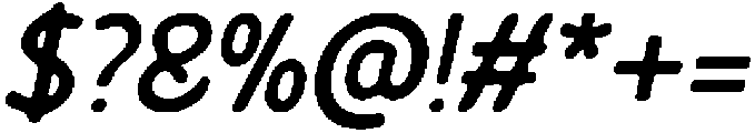 CS Melchior Drawn Italic otf (400) Font OTHER CHARS