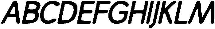CS Melchior Drawn Italic otf (400) Font UPPERCASE